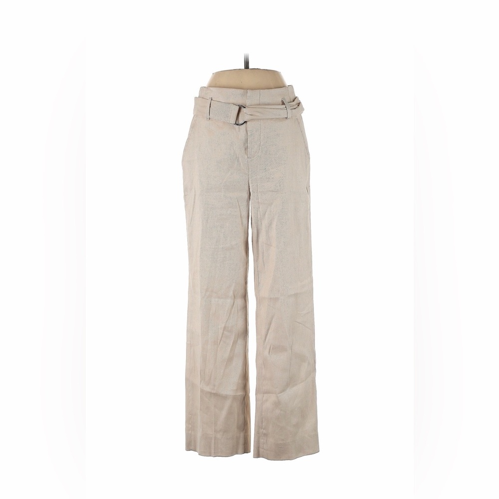 Banana Republic Beige Wide-Leg Pants